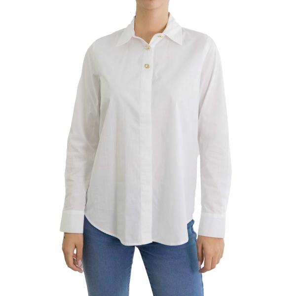 Camicia con bottone dorato Only 